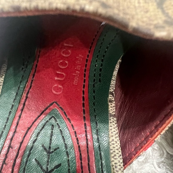 Gucci Multicolor GG Canvas Princetown Horsebit Tian Print Mules - Picture 4 of 12